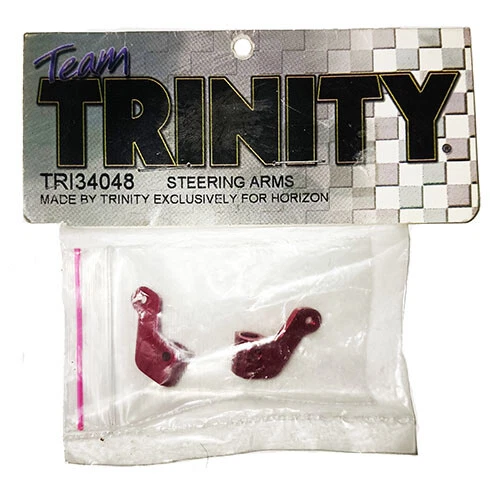 Trinity Products Aluminum Steering Arms for Losi Mini-T 1.0 - Red TRI34048 - Image 1 of 1