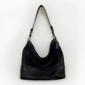 Bolso de Hombro Coach Cuero Negro Auténtico NoK05S-5715 - Imagen 1 de 14