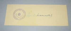 Draza Mihailovic Autogramm Signitur WWII Chetnik Ravna Gora - Bild 1 von 5