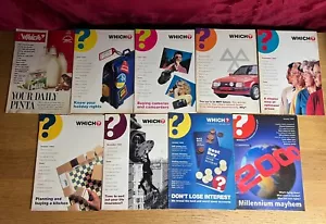 Which? Magazine Bundle x9 1991 to 1998 mix months Vintage Retro Collectible - Picture 1 of 11