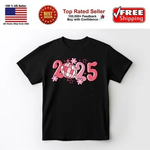 Camiseta Feliz Año Nuevo 2025, Unisex S-3XL - Imagen 1 de 8