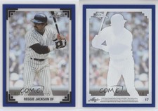 2017 Leaf History of Baseball 1991 Acetate Throwback Blue /35 Reggie Jackson HOF