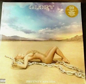 Britney Spears Glory Deluxe Limited Edition Double Opaque White Vinyl LP 33  New - Picture 1 of 5
