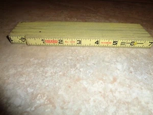Ridgid Folding Ruler 6-Foot Durable Fiberglass Inside Reading No. 1619 - Picture 1 of 5