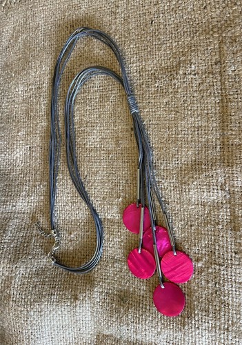 VETEMENTS Paparazzi nappe di marea solo collana rosa