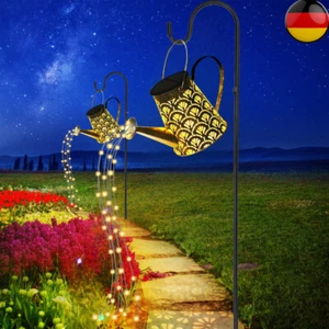 LED Solar Gießkanne Lampe,Fairy Star Shower Deko Lampen,Wasserdicht Solarlampen - Bild 1 von 15