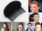 2 Pcs Fashion Black Hair Styling Clip Volume Boost Comb Bun Maker Braid Tool