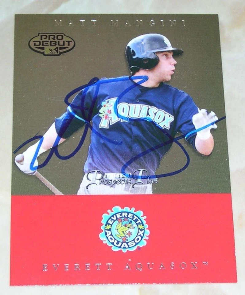 Matt Mangini -  2007 Tristar Trading Card #38 (Pro Debut) Everett Aquasox - Image 1 of 1