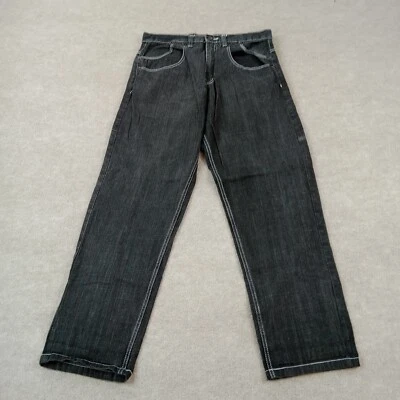 Evolution In Design Jeans Mens 38x34 (36x32 Actual) Blue Straight Baggy Hip Hop - Image 1 of 4