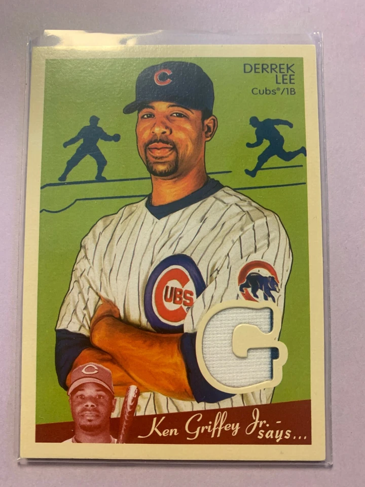 A6583 - 2008 Upper Deck Goudey Memorabilia #DL Derrek Lee Jersey - Image 1 of 1