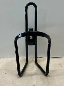 new HANDLEBAR MOUNT bicycle aluminum WATER BOTTLE CAGE BLACK - Picture 1 of 3