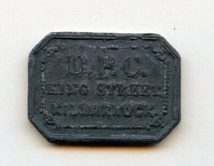 U.P.C. Ficha de la iglesia de la comunión escocesa de King Street Kilmarnock - Imagen 1 de 2