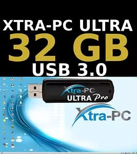 XTRA-PC ULTRA PRO 32 GB USB 3.0 PORTABLE OPERATING SYSTEM,MOVE BETWEEN COMPUTERS - Picture 1 of 8