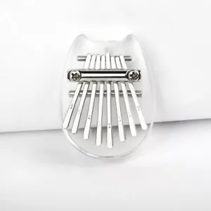 8 Key Mini Kalimba Finger Thumb Piano Marimba Musical Instrument Gift Acrylic - Picture 1 of 7