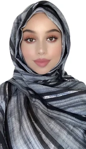 Women Soft Classic Shawl Scarf  Wrap 100%Viscose Scarf - Picture 1 of 15