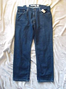 Levi's Denizen Men's Dark Wash Blue 100% Cotton Straight Jeans Size 40x32 NWT - Picture 1 of 12
