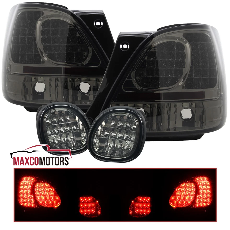 Smoke Tail Lights Fits 1998-2005 Lexus GS300 GS400 GS430 LED Trunk Lamps Pair Foto 1 de 4