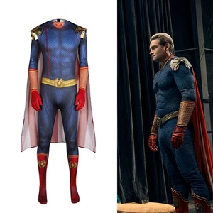 The Boys Homelander Party Show Costume Halloween Bodysuit Cosplay Fashion Suit - Picture 1 of 6