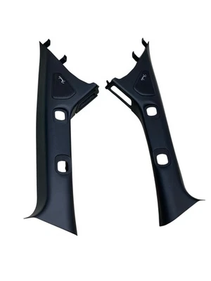 2019-2024 NISSAN TITAN FRONT LEFT & RIGHT A PILLER TRIM SET (2) | BLACK *SCUFFS* - Image 1 of 4