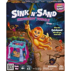 Spin Master Sink N’ Sand Midnight Jungle Game with Kinetic Sand – Kids 4+ - Picture 1 of 8