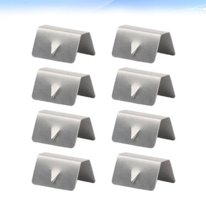 8 Piezas Clips de Acero Inoxidable para Deflectores de Viento Canal Deflectores de Lluvia Coche - Imagen 1 de 11