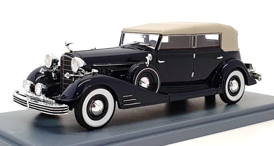 Neo 1/43 Scale 45766 - Cadillac Fleetwood Allweather Phaeton - Blue - Image 1 of 4
