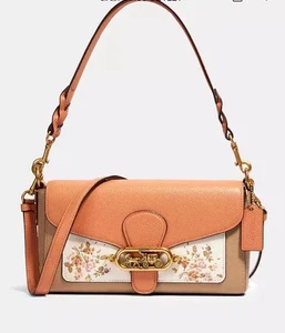 COACH Bag Jade Floral shoulder bag crossbody With Matching Coin Purse - Picture 1 of 10