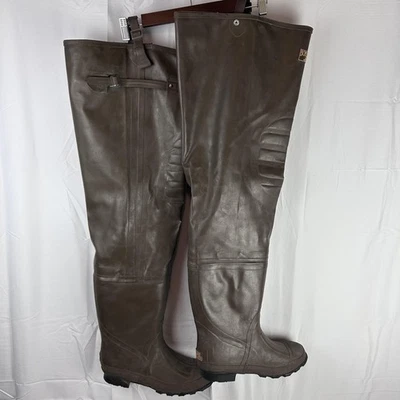 Botas RedHead Bone Dry de lujo aisladas para hombre talla 9 marrón impermeables caña de acero Foto 1 de 4