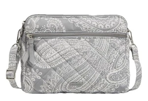 Borsa a tracolla Vera Bradley grigio nuvola paisley nuova con etichetta (sigillata) - Foto 1 di 6
