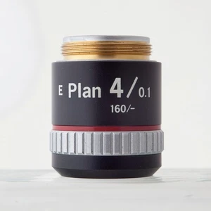 Objectif microscope Nikon E Plan 4/0.1 160/- - Photo 1/3
