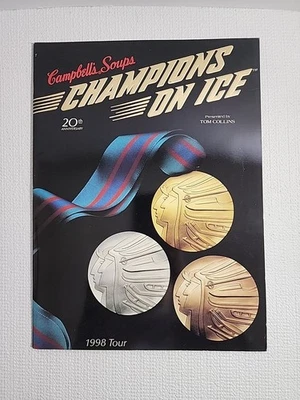 Champions on Ice 20th Anniversary Tour Program 26 Skater Autographs 1998 - Image 1 of 4