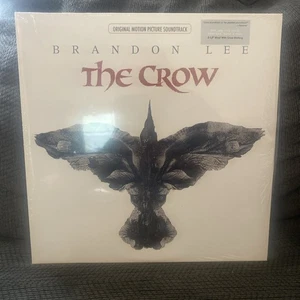 New THE CROW Original Motion Picture Soundtrack 2LP VINYL Crow  Etching R1 82159 - Imagen 1 de 3
