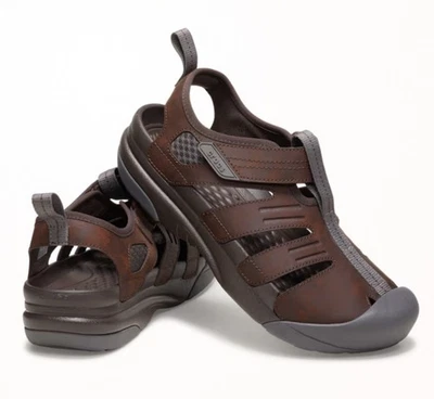 Sandalias Crocs Yukon Fisherman Espresso para hombre tallas EE. UU. 8 9 10 11 Foto 1 de 4