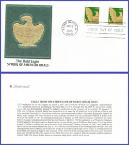 USA5 #3796a Pl #S11111 U/A Fleetwood FDC PNC2 Eagle - Imagen 1 de 1
