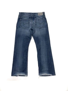 Levi’s SilverTab Jeans Men’s 33/30 Boot Cut Medium Wash Blue Distressed - Picture 1 of 6