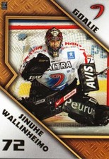 2008-09 Finnish Cardset Goalie Tandems #6 Sinuhe Wallinheimo, Pekka Tuokkola