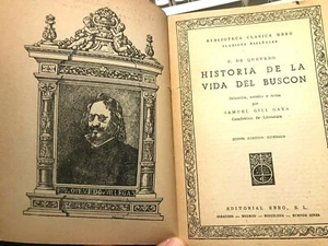 1955 DE QUEVEDO - HISTORIA DE LA VIDA DEL BUSCON - EBRO ED.-IN SPAGNOLO - Foto 1 di 1