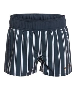 Roxy Girls' Same Time 2 inch Boardshort, Mood Indigo S at Down Stripe V, 12 - Picture 1 of 1