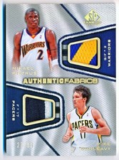2007-08 SP Game Used Mikael Pietrus Mike Dunleavy Fabrics Dual Patch #AFD-PD /50