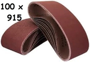 Sanding Belts - 100 x 915 - 40 60 80 120 180 Grit Belt Sander - 4 inch x 36 inch - Picture 1 of 1