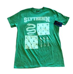 HARRY POTTER Slytherin House Green Crewneck Unisex 2XL T-Shirt Element Water NWT - Picture 1 of 7