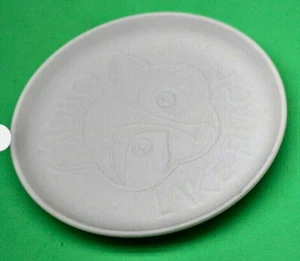 12pc 1980 Lake Placid Winter Olympic Raccoon Design Porcelain 4" Coaster NIB - Picture 1 of 4