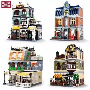 Stadt Street View Bausteine CAFE Shop Garten Restaurant Laden Architektur - Bild 1 von 29