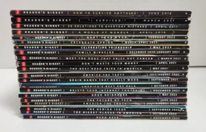 Mixed Lot 21 Readers Digest Magazines 2016 - 2023 Various Issues - Picture 1 of 11