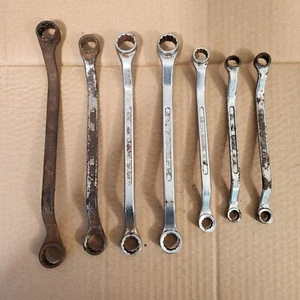 VTG Sidchrome Imperial Combo Spanner OFF Set + 7 MADE IN AUSTRALIA RING - Picture 1 of 8