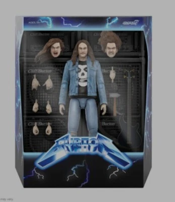 Cliff Burton Ultimates Action Figure Metallica Bass Player - Image 1 of 4