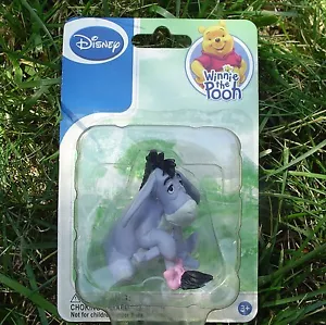 Figurine Winnie The Pooh "Eeyore" nuove con scatola età 3+ occhielli seduti con coda - Foto 1 di 2