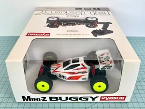 Kyosho MINI-Z Buggy Readyset Turbo Optima Mid Special White 32095W (New) - Picture 1 of 3