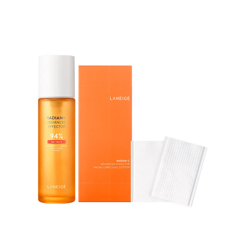 LANEIGE Radian-C Advanced Effector 150mL (+ Facial Care Dual Cotton) - Image 1 of 1