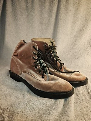 Dolce Vita Womens Bardot Rose Velvet Lace Up Combat Boots Light Pink Size 9.5 - Image 1 of 4